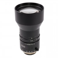 Kowa LM100JC1MS 2/3" 100mm F2.8 Manual Iris C-Mount Lens w/ Locking Screws for Iris and Focus, 2 Megapixel Rated